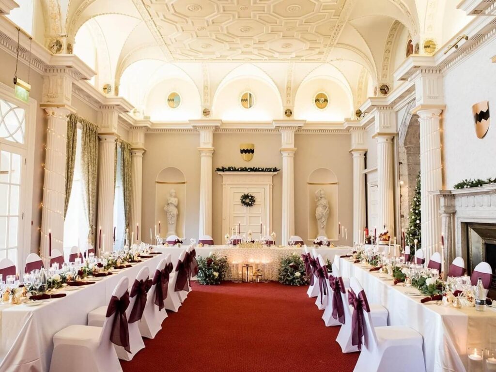 Hazlewood Castle venue – elegant setting for civil marriage ceremonies and celebrations.