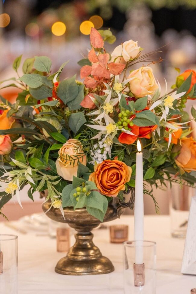 Brocante Flower Bowl Centrepieces for Vintage Elegance