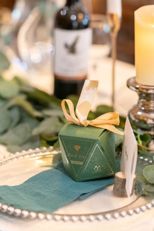 Elegant pillar candlestick for weddings and event styling