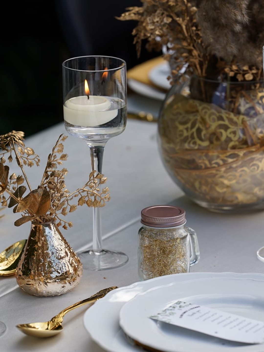 Glass Tealight Jars for Weddings and Events - Image 6