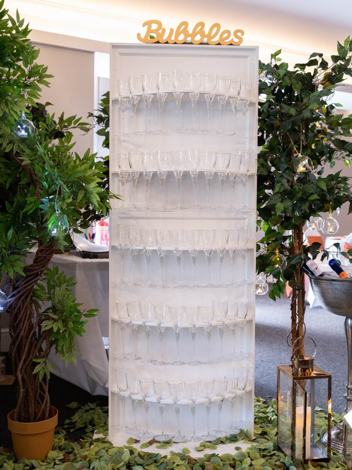 Vintage Silver Pedestal Champagne Ice Bucket For 10 Bottles - Image 4