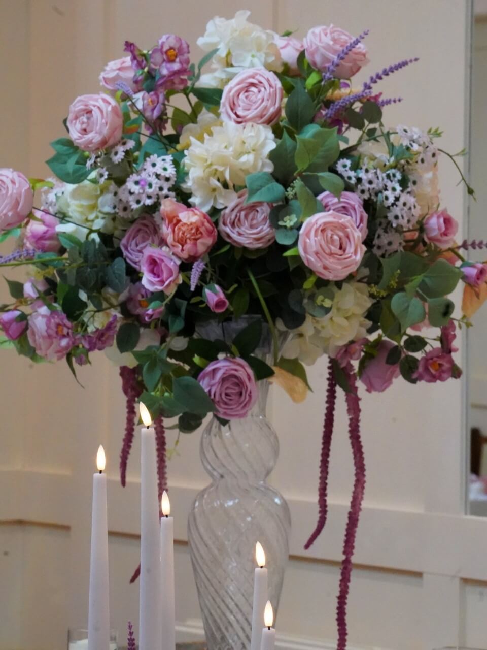 Tall Glass Vases for Elegant Wedding Tables - Image 5