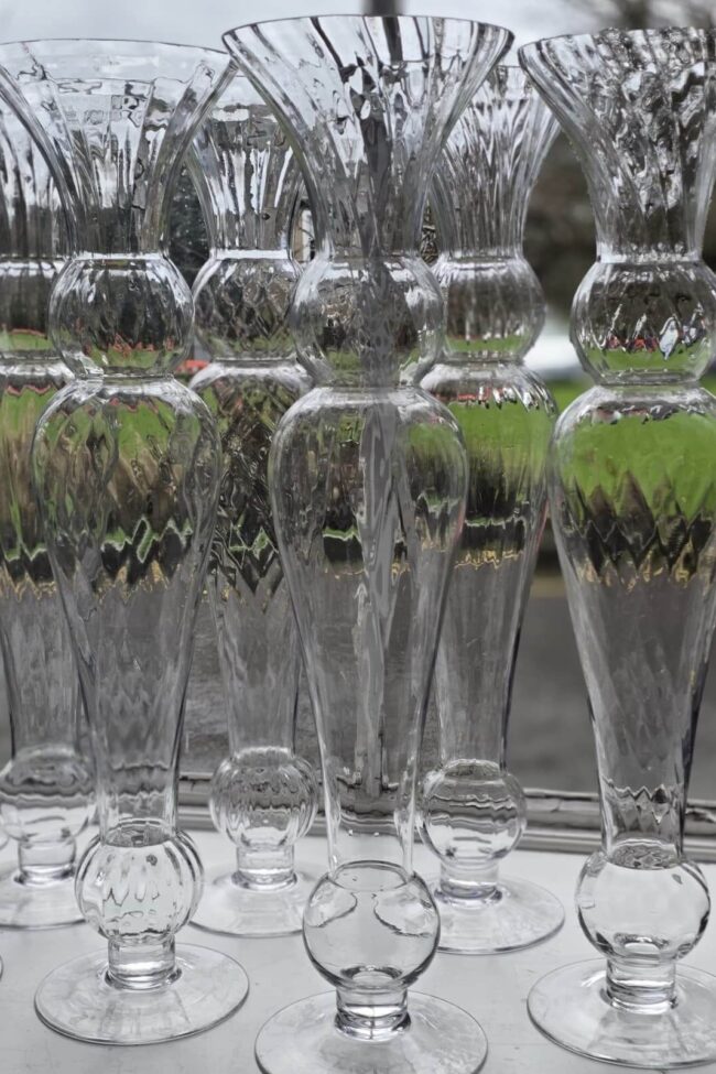 Large Glass Vases for Hire