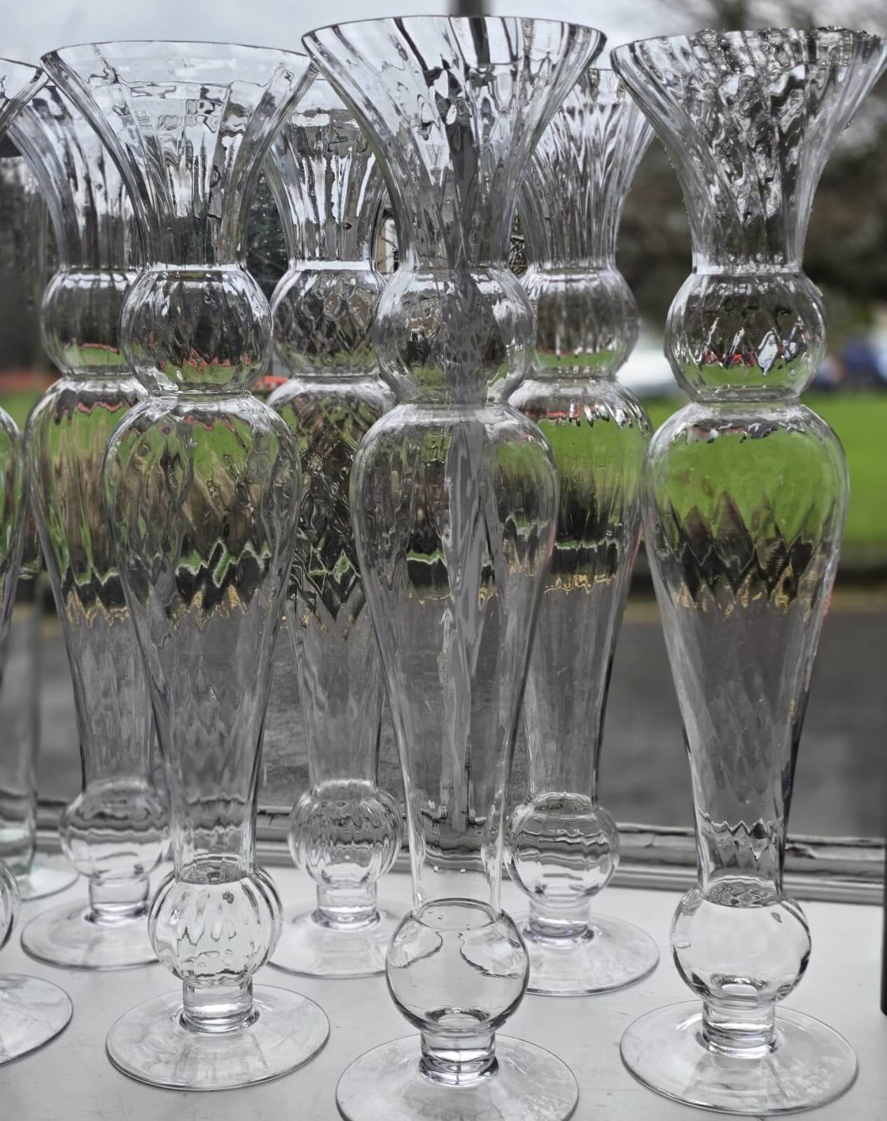 Large Glass Vases for Hire