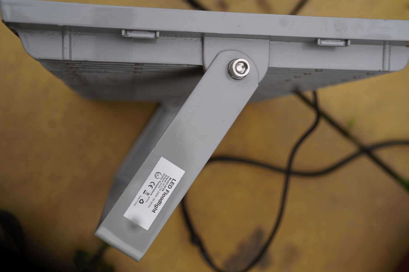 Stand detail of floodlight slimline for event lighting